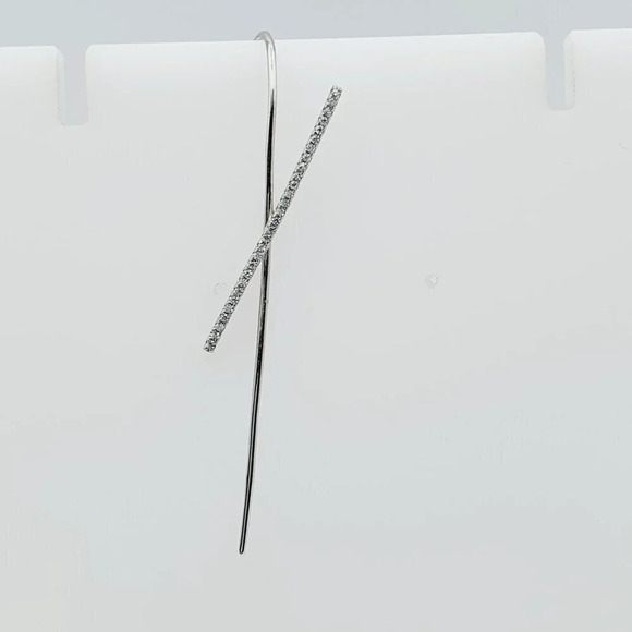 "925 Sterling Silver Earrings for Women/Girls, US44007 - Picture 4 of 7